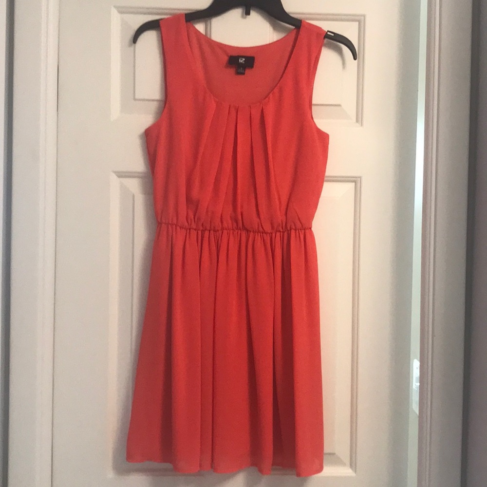 Peach dress